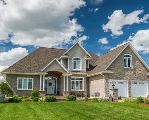 stone home with seamless gutters - Rain Master Seamless Gutters Seamless Gutter Installation Near Burnsville