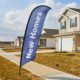 exterior of new homes in a neighborhood - Rain Master gutter installation