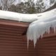 roof line with ice dam - Rain Master Seamless Gutters ice dams